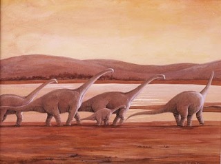 Sauropod migration (c. Carel Pieter Brest van Kempen)